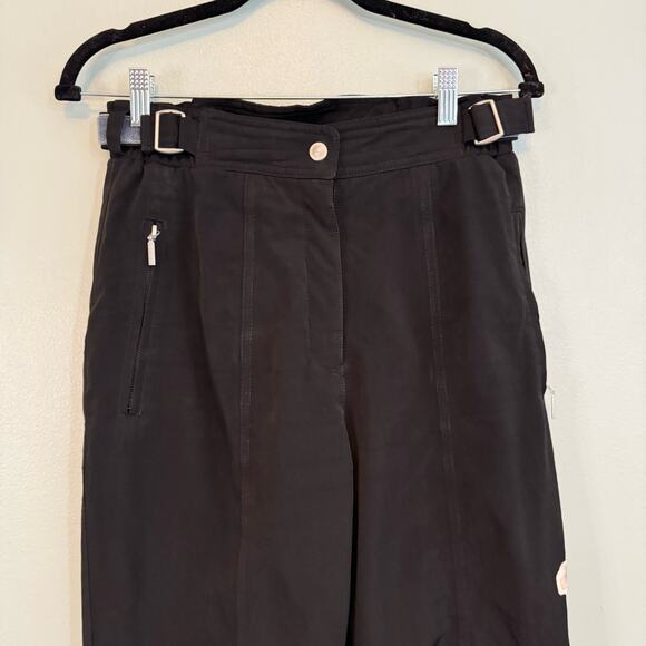 Descente Ski Pants Womens 8 Winter Insulated Outdoor Snowboard Activewear Black - Picture 3 of 8